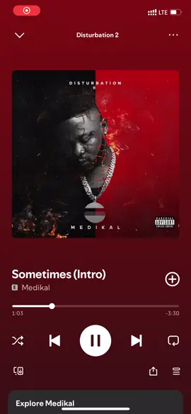What y’all think about the new flow brought back again after years of waiting #disturbation2 #newrelease #mdk #medikal#music 