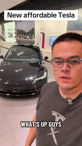 Here is a walk through of the New affordable Tesla Model 3 #fyp #viral #tesla #model3 #teslamodel3 
