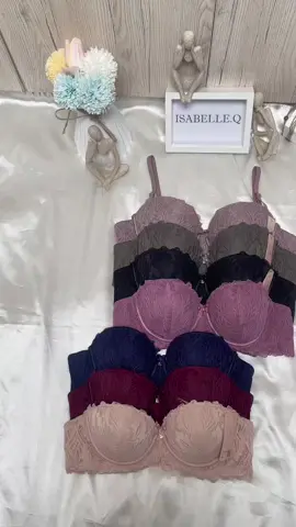 New Lace Design Push Up Bra #YMN813 Womenswear Buckle 💞 #brand #womenswear #bra #highquality ❤️