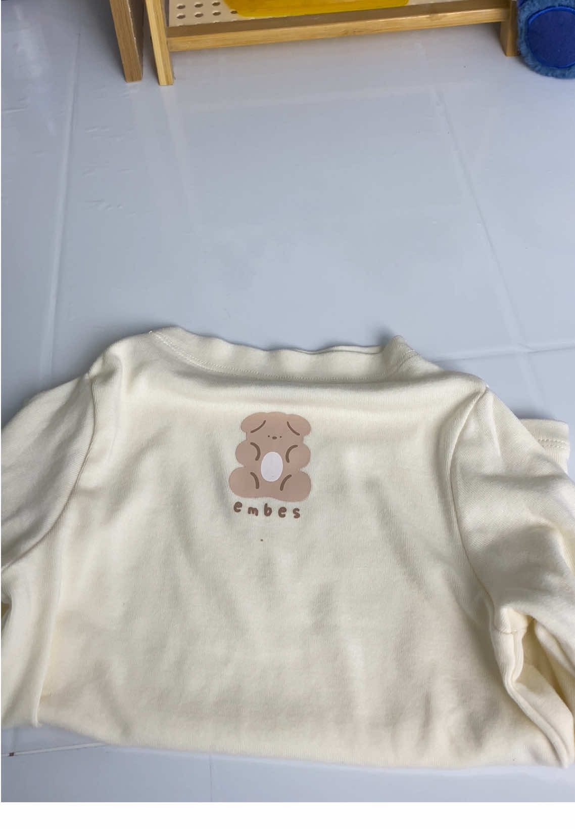 Bộ quần áo dài tay cổ 3 phân #viral #oufit #phoidoxinhchobe #bogiunhiet #embesvietnam 