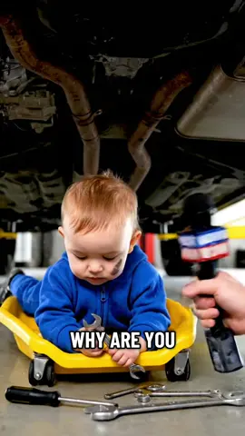 They said I could be anything, so I became the youngest manager at the repair shop.#baby #cute #funnyvideos #tiktok 
