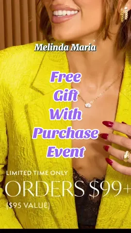 ✨ Free Gift with Purchase Event ✨ Spend $99 or more and receive the baby Hello Gorgeous necklace: a timeless little sparkle that says it all 💎 But hurry… this gift won’t last long! . Shop all in my bio everything’s linked in my ShopMy storefront. . #mmlove #mmgirl #melindamariajewerly #whitebengaltiger @Melinda Maria Jewelry 
