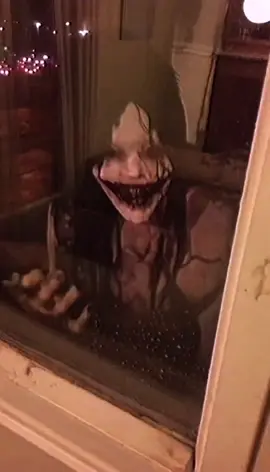 She knocked on the window… but the sound came from inside. #analoghorror #nightmarefuel #horror 