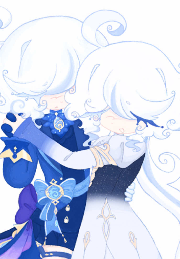 FAKE EVERYTHING PLEENK DONT TAKE THIS DOWN // birthday gifts for furina 2/4 // were almost there! // #furina #GenshinImpact #foryou #focalors #genshinanimation 