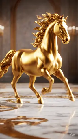 A golden stallion rises from a storm of riches — power, beauty, and fortune united in motion. ✨ Every drop of gold around it whispers abundance, every stride echoes destiny. This isn’t just wealth — it’s divine luxury in motion. 🐎💰 #goldenwealth #부자 #giàutrọnđời #goldflow #luxurylife