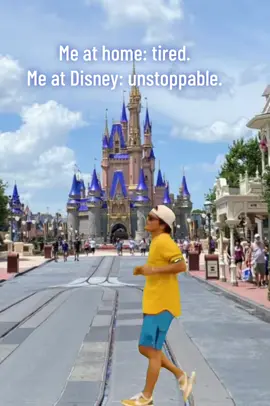 There’s just something about Disney that activates my best self — suddenly I’m cheerful, unstoppable, and surviving on pure pixie dust and churros.  #DisneyMeIsDifferent #DisneyGlowUp #MainStreetMood #PixieDustPowered #DisneyAddict 