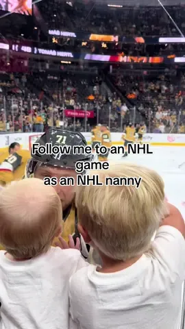 come with me for game day as an NHL nanny!!! 🏒🫶🏼 #nanny #nhlnanny #NHL #hockey #vegasgoldenknights 