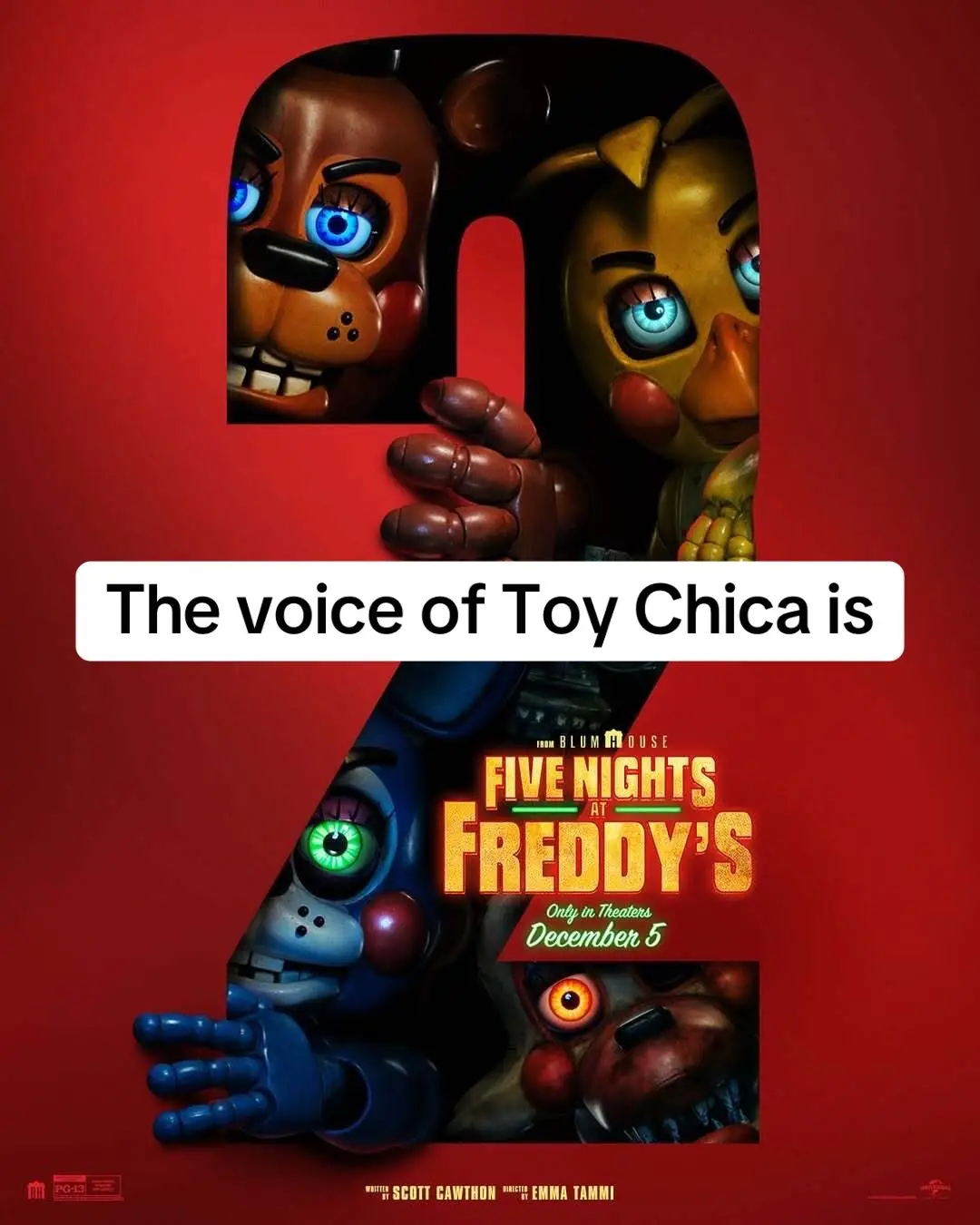 Megan Fox will voice Toy Chica in #FiveNightsOfFreddys2. #meganfox #news #fnaf #toychica