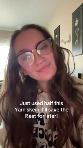 #stitch with @AT hobbies shielding my skeins eyes. 