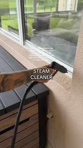 the best steam cleaner hands down! def worth the price, packs such a punch in a convenient size + can take on tough exterior messes! #steamclean #steamcleaner #steamingcleaning #CleanTok #tiktokshopfalldealsforyou 