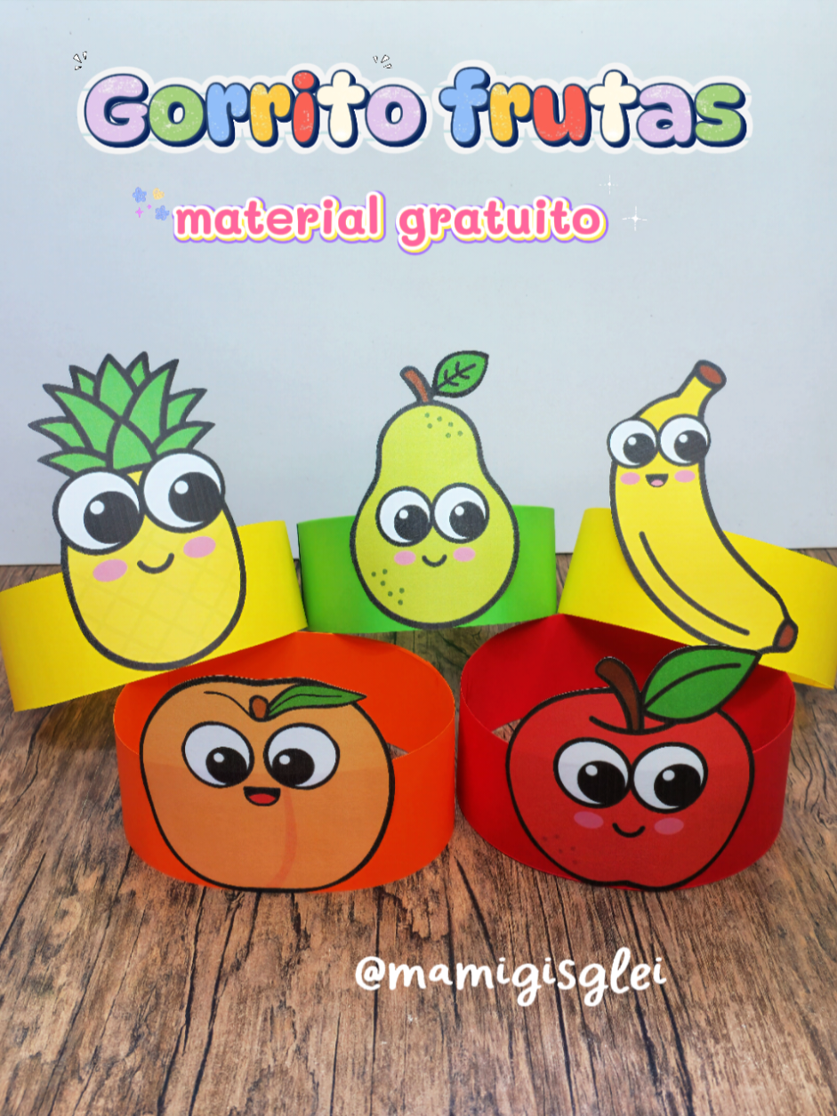 Gorrito de frutas | MATERIAL GRATUITO Las imágenes son gratuitas, solo deja un corazón, comenta “fruta” y comparte este video. Esta actividad es ideal para estimular el lenguaje y la creatividad de los más pequeños. Síguenos para recibir tu material gratuito y más ideas educativas llenas de color. #díadelaalimentación #manualidades #materialeducativo #ideaseducativas #preescolar 