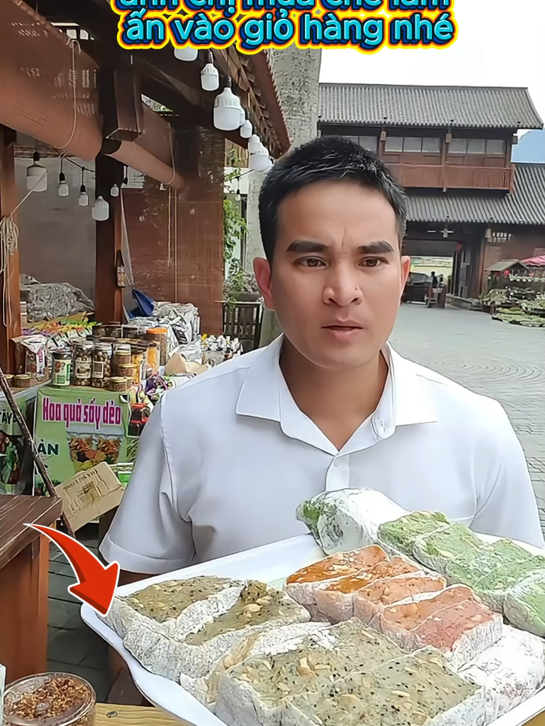 anh chị mua chè lam ấn vào giỏ hàng nhé#tuanhuyenvlog