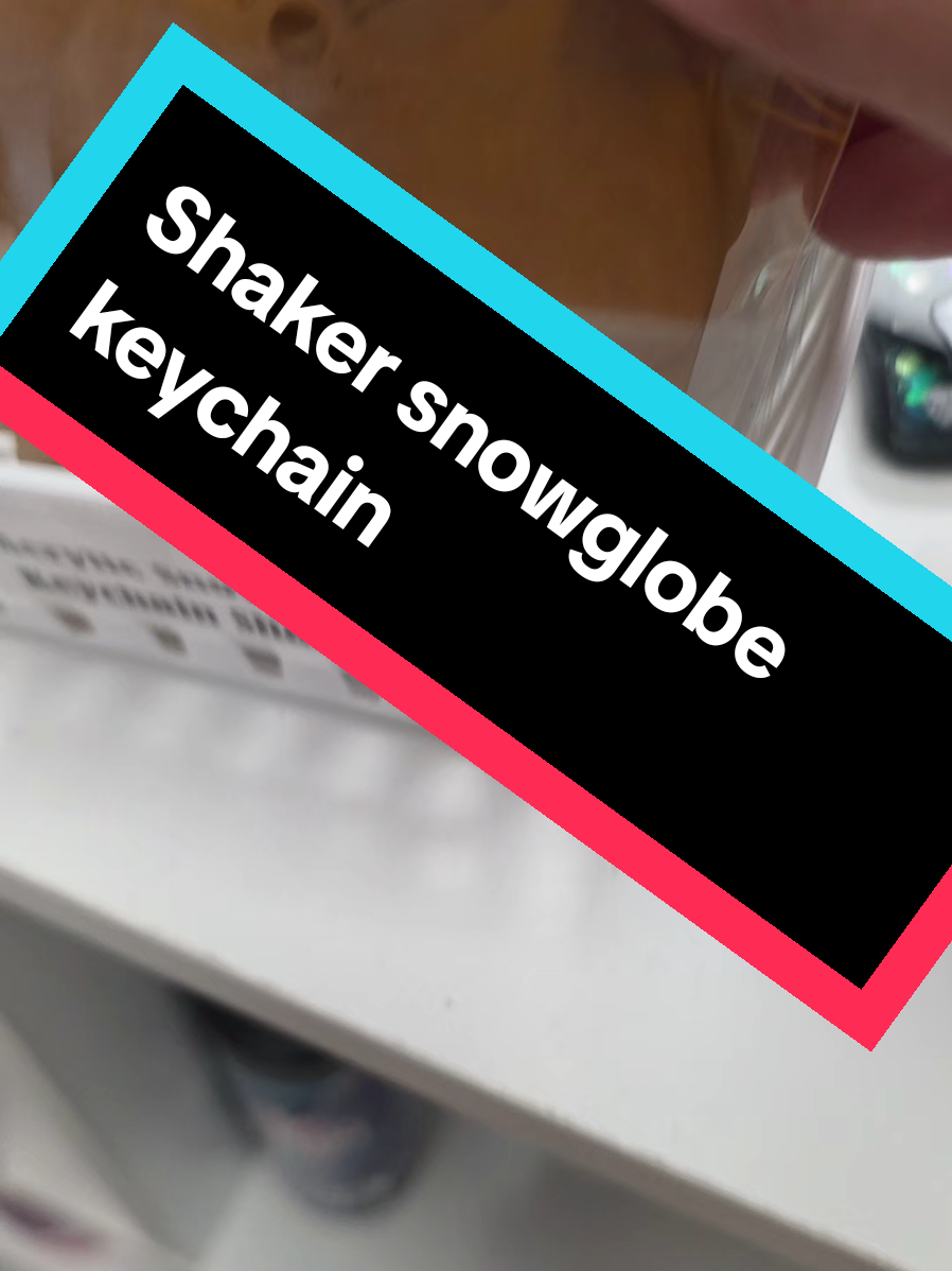 These snowglobe keychains are FUN!!!! Which shapes should we add next??