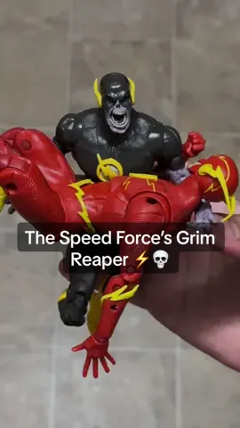 The McFarlane Dark Flash already looks like death racing through the Speed Force 💀⚡ Should I turn him into a full-on Black Flash custom for spooky season? 👀 #blackflash #darkflash #dccomics #mcfarlanetoys #spookyseason