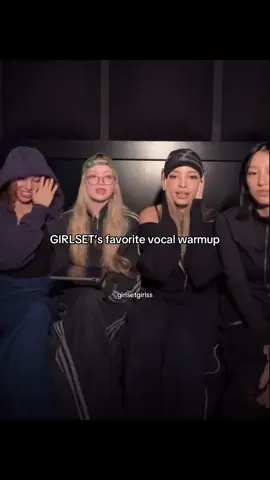 GIRLSET’s favorite vocal warm-up #GIRLSET #JYP #SINGING #vocalwarmup #globalgroup @GIRLSET 