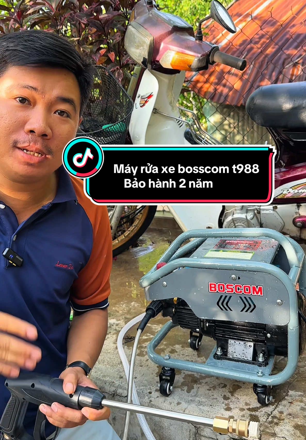 Máy rửa xe Bosscom t988, bảo hành 2 năm, chuyên phục vụ rửa xe ô tô, xe tải #hongtran346 #mayruaxe #mayruaxeoto #mayruaxecaoap 
