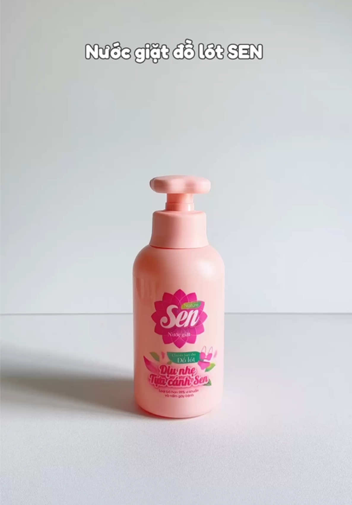 Nước giặt đồ lót SEN 🪷 #nuocgiatdochip #sen #review #ugc #viral #xuhuong 