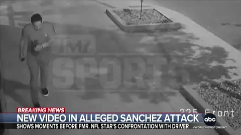 New video appears to show former NFL star Mark Sanchez moments before a violent encounter with a delivery driver that authorities say Sanchez instigated. Matt Rivers has details.
