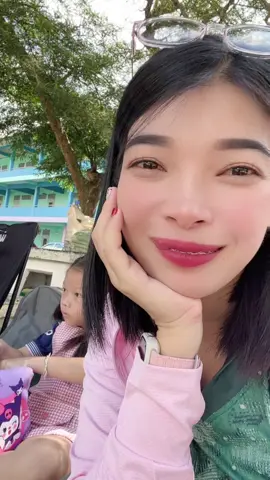 #แม่ลูกสอง มาเชียร์พี่แต้งกิ้วกัน