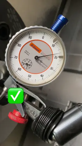 0.005 mm Runout 👌 | CNC Lathe Trick 🔥 Perfect grip, flawless spin. Precision at its best. #CNC #lathe #machining #Runout #Engineering 