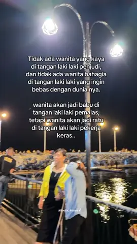 tidak ada wanita yang bahagia di tangan laki laki penjudi dan masih ingin bebas dengan dunia nya,, wanita akan jadi babu di tangan laki laki pemalas tapi aku jadi ratu di tangan laki laki pekerja keras dan tanggung jawab.. #katakatabijak #4u #fypシ゚ #xybca #tiktokviral #viraltiktok #storywa  #vibesmalamhari #storytime #masukberanda #fypage #musikviral #laguviral 
