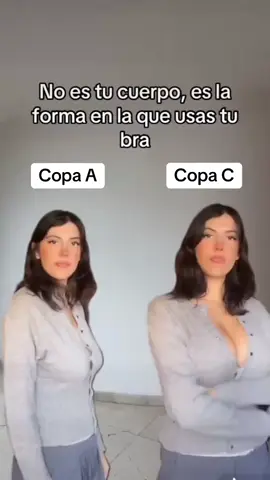 De copa A a copa C, no es tu cuerpo es el BRA! #fyp #mujeres #brasier #top #brahack 