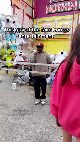 This guy at the fair was getting it #fyp #singing #countrymusic #fair 