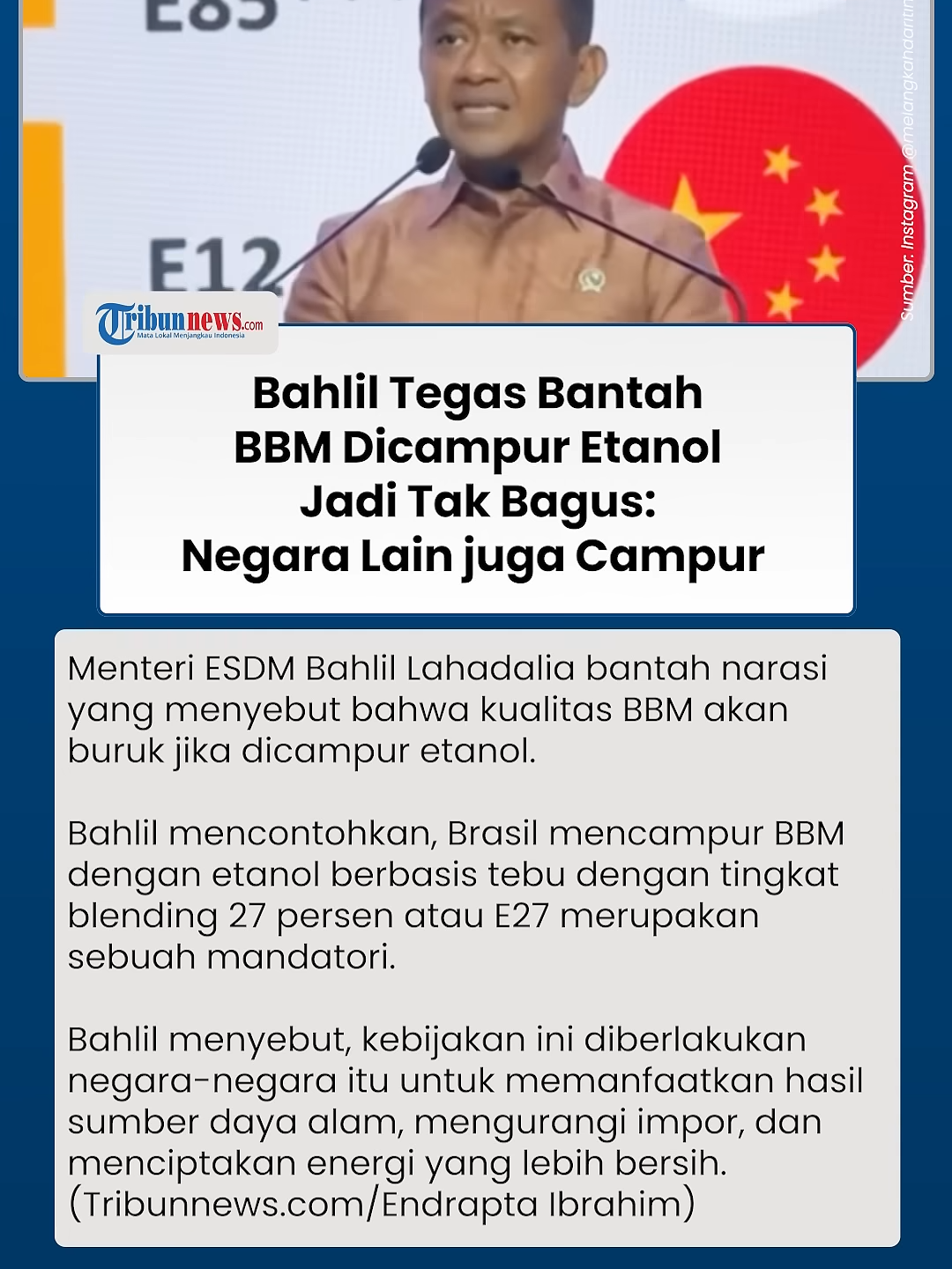 Bahlil Tegas Bantah Kualitas BBM Dicampur Etanol Jadi Buruk Buktinya Negara Lain Pakai Barang ini #bahlil #bbm #menteriesdm #bbmdicampuretanol #beritaterkini #beritaviral