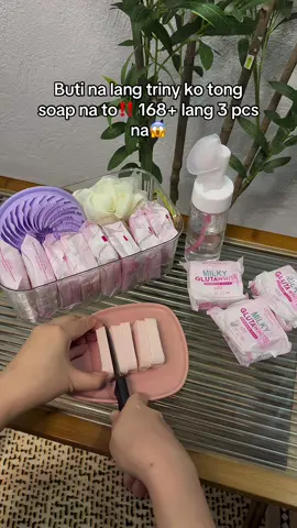 Ang ganda din neto sa skin, check out mo na yan habang naka 3pcs 168 lang #milkyglutawhite #whiteningsoap #fypviraltiktok🖤シ゚☆♡ #fypviralシviral #fyppppppppppppppppppppppp  Disclaimer:  Prices and details of the products may change once the video is published. The creator is not liable for any changes after the video is published. Prices may vary. Products may change. Any changes on the product may happen. No therapeutic claims. No copyright infringment intended.
