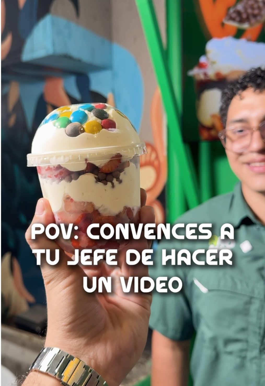 POV: convencimos al jefe de hacer el video y ahora la gran pregunta ¿Cómo le salió el baile?😄🕺#paratii #costarica #trend #aromia 
