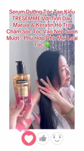 Serum Dưỡng Tóc Tạo Kiểu TRESEMME Với Tinh Dầu Marula & Keratin Hỗ Trợ Chăm Sóc Tóc Vào Nếp Suôn Mượt - Phù Hợp Cho Mọi Loại Tóc 🍀 _________________ #TRESEMME #serumduongtoc  #hoptaccungUnilever #TikTokShop #cuocduanhasangtao  @Phương Thảo @baba_ember @💗 Mèo Hai Chân 💗 