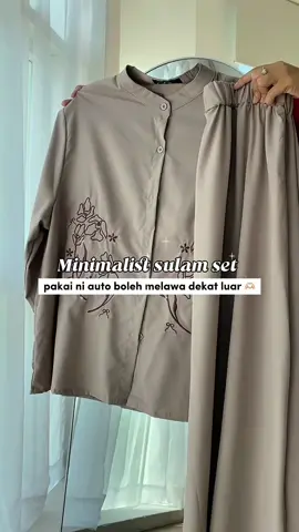 Minimalist sulam outfit w mila set ✨ koranv suka minimalist mcm mana? Cuba komen #tiktokfesyen #zoearisah #NewEra #fyp #outfitideas 