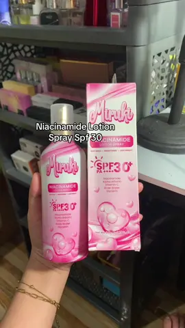 Miruki Niacinamide Lotion Spray #lotionspray #niacinamidelotion 