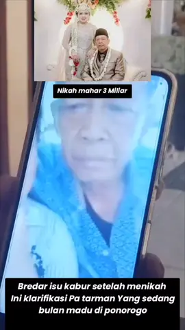 Klarifikasi Pa tarman Yang bredar isu kabur setelah menikah dengan mahar 3 m cek kosong ternyata memang benar fakta bahwa cek tersebut isi uang 3M,isu kabur setelah menikah itu hoaxs #nikahmahar3M #viral #vidio #fyp #toktok 