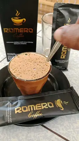 kopi Romero minuman serbuk kopi dan krimer#romerocoffe#viralkopi 
