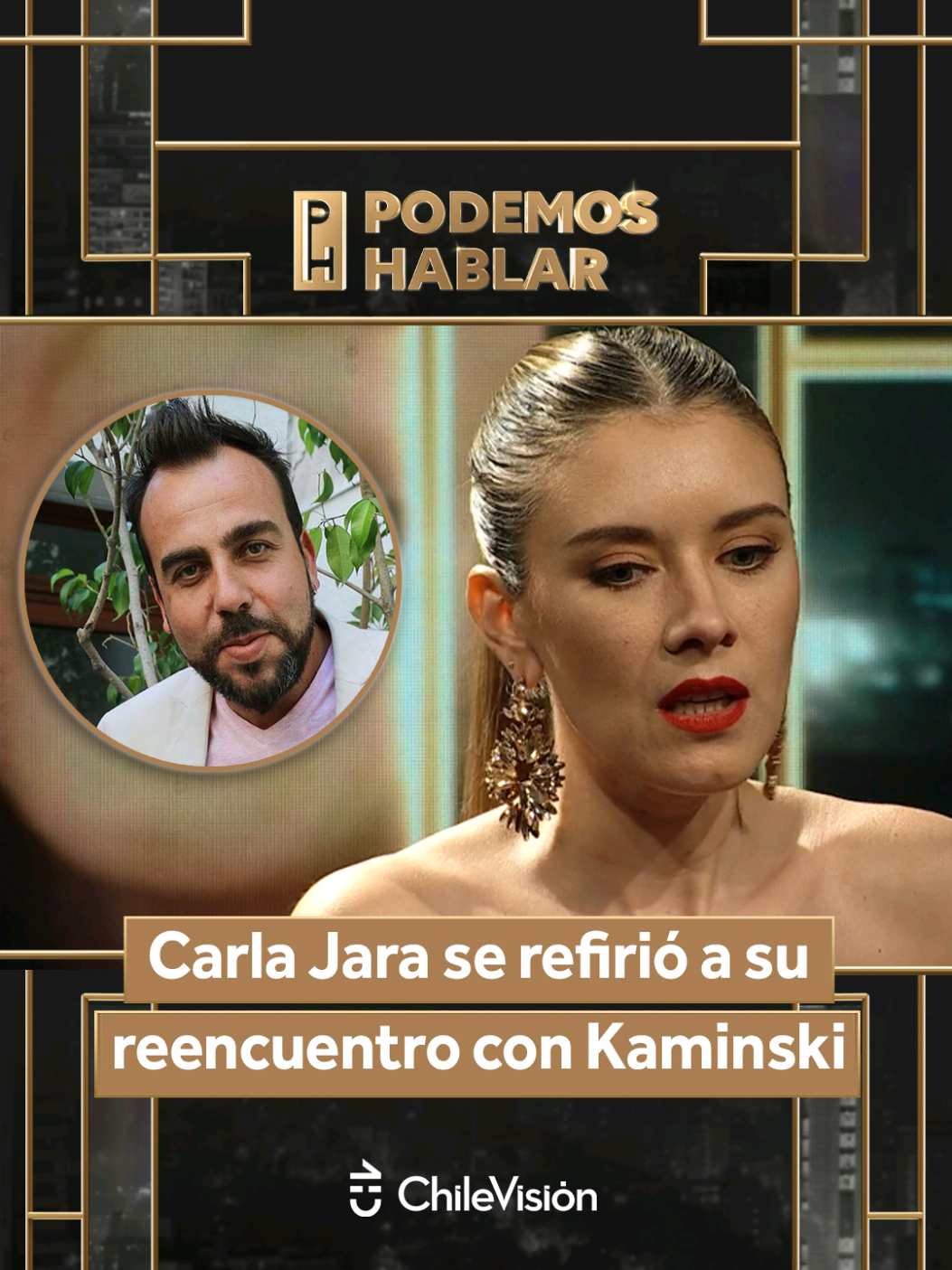 “Era otra persona parada frente de mí” Carla Jara relató el reencuentro que vivió con Francisco Kaminski en medio de su separación y las controversias ligadas al caso Rey de Meiggs. #PodemosHablarCHV