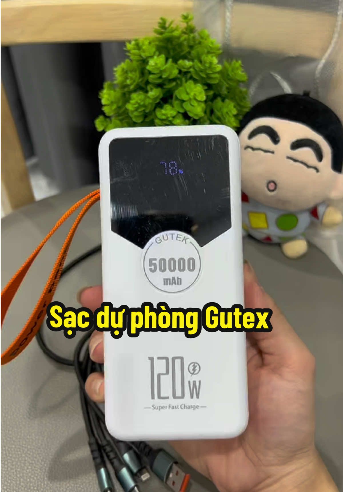 ☘️ Sạc dự phòng Gutex này xịn ưng thật. Sạc siêu nhanh . Đi đâu cầm theo cũng rất tiện #viral #sacduphong #sacduphong50000mah #sacnhanh #sacduphonggutek 