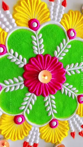 #rangoli #easyrangoli #simplerangoli #fyp 