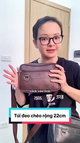 Túi da đeo vai đeo chéo Hanama TU11, phù hợp với cả nam và nữ #tiemnhabon209 #xuhuong #hanama #tuideocheo #tuida 