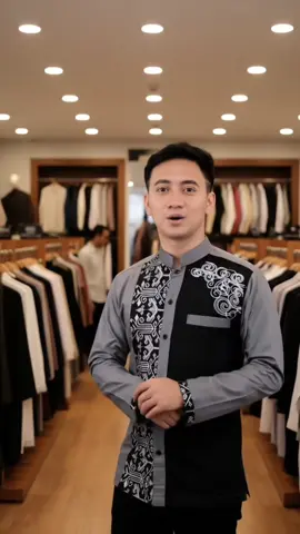 Murah Berkualitas👉 Baju Koko Pria Dewasa Kombinasi Batik Kekinian Model Terbaru!  #bajukoko #bajukokopria #busanamuslim #kokopria #gajiansale 