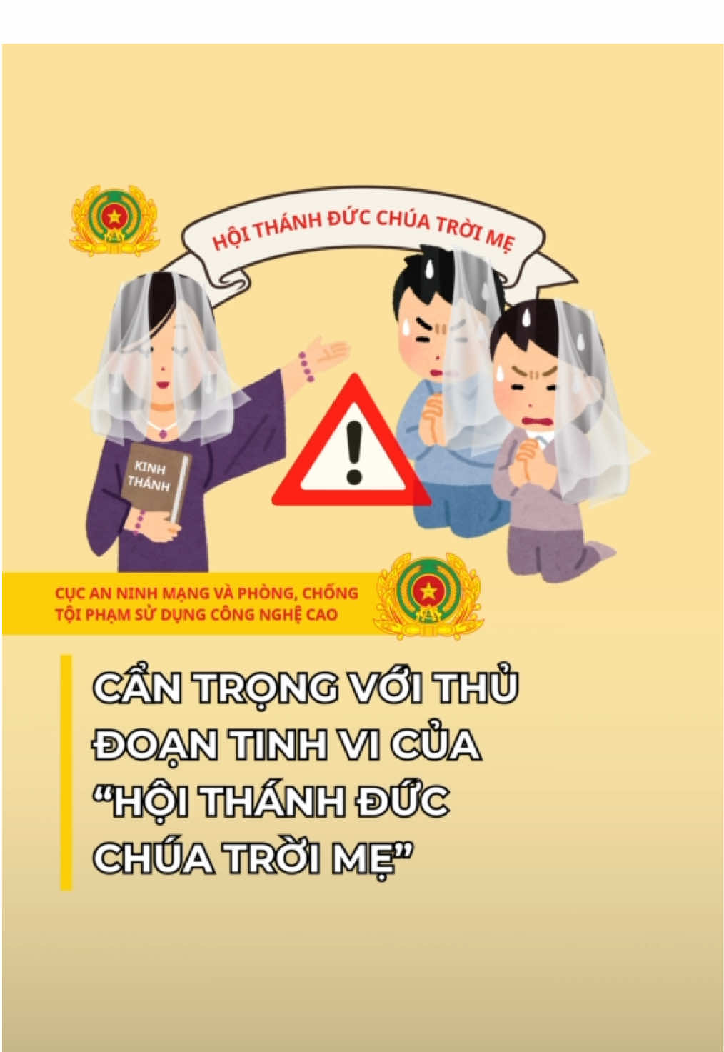 Cẩn trọng với thủ đoạn tinh vi của “Hội thánh đức chúa trời Mẹ”#cschdgovvn #cucanninhmang #a05 