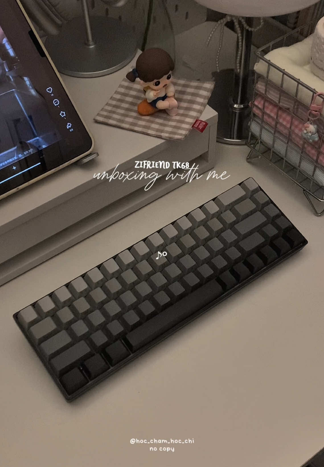 màu loang siêu đẹp luôn á chèn🫶🏻💕#xh #hoc_cham_hoc_chi #unboxing #bànphim #zifriendtk68 