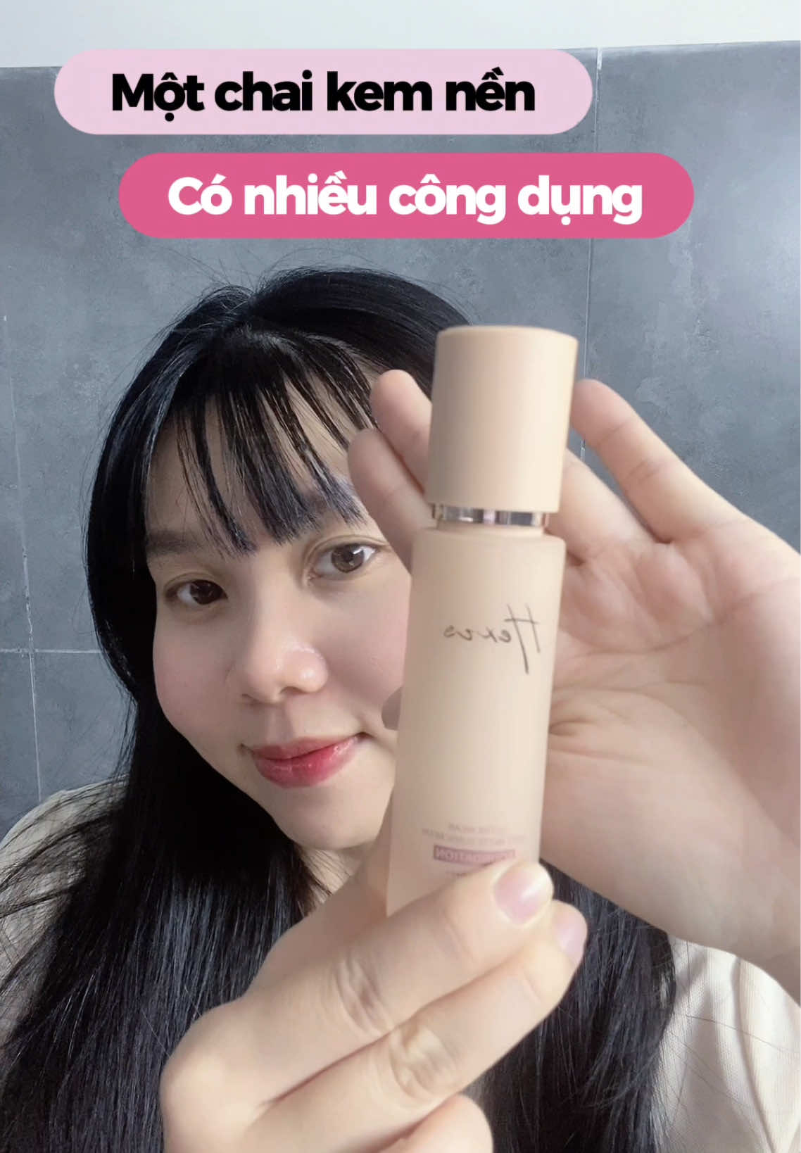 Kem nền chống nắng có kháng nước là muê : #reviewlamdep #makeup #kemnen #kemnenhexze#hexze