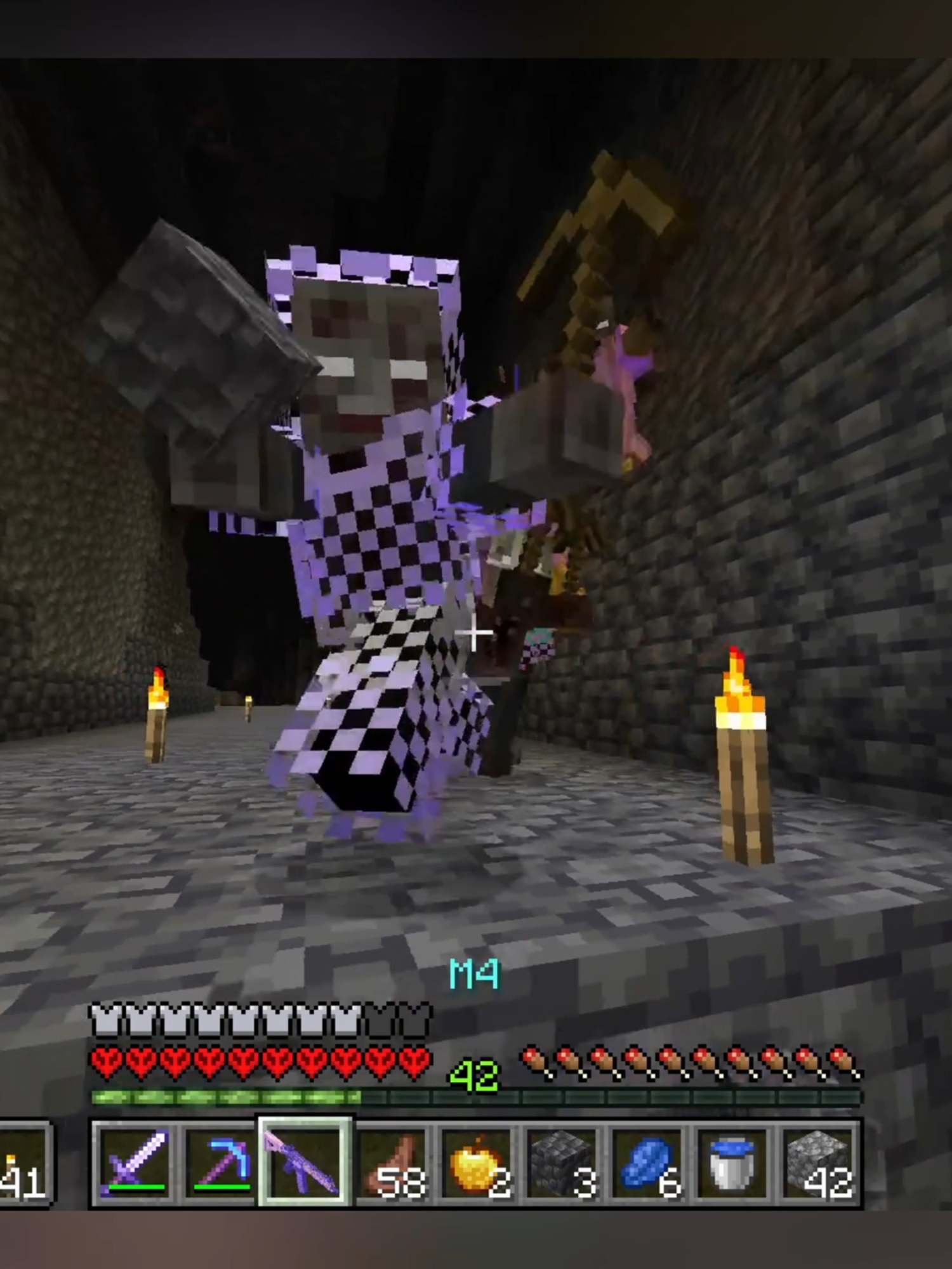 Intense Cave Ambush!!!!!!!!! #Minecraft#moddedminecraft