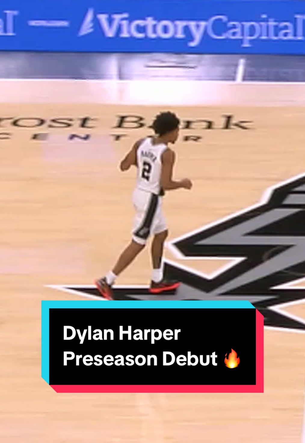 Dylan Harper in his preseason debut 🔥 #NBA #Basketball #Spurs #DylanHarper 