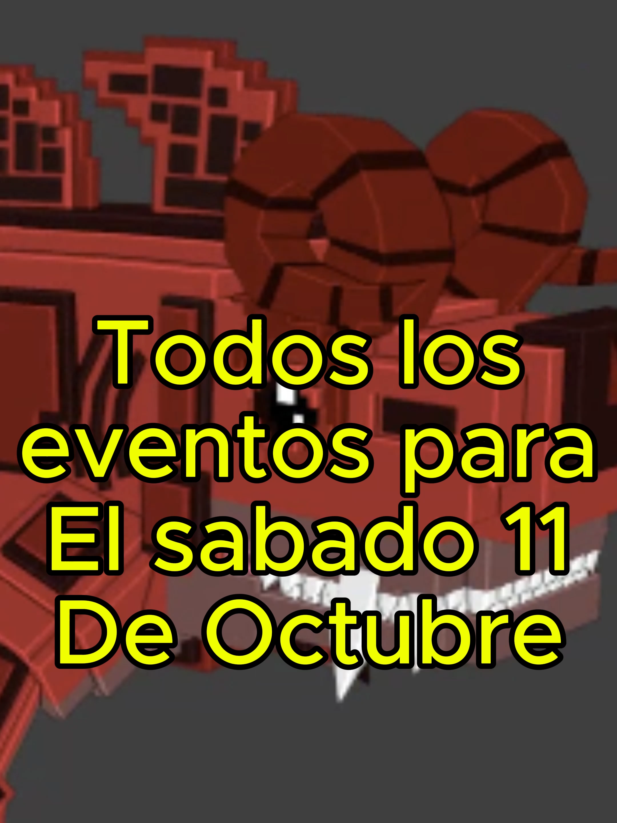 eventos para el sabado 11 de octubre , la verdad no se si los juegos de hasta el final va a ver eventos pero en el anterior video me comentaron esos y pues gracias por el apoyo#fypp #stillabrainrot #robarunbrainort #sammy #growagarden #VolleyBallLegends #codigos #nerfienasanu #codes #newupdate #twins #haikyuu #VolleyBall #jandel