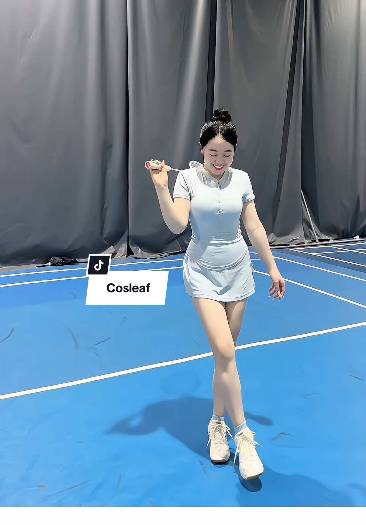 Cuối tuần rồi lên outfit đánh cầu thoy ✨ #cosleaf #dothethao #caulong #setthethaonu #ngominhanhhh 