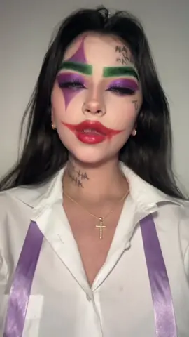 💜#joker #halloweenmakeup #popular #paratii #hermosa 