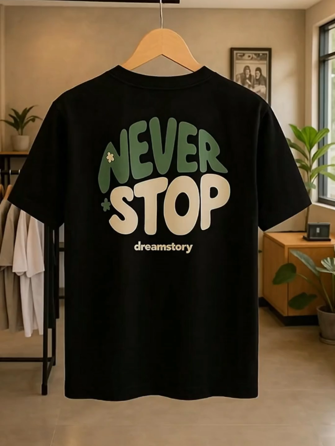 T-SHIRT NEVER STOP PRIA 🔥 SIMPLE & KEREN BUAT HARIAN #KaosOversize #KaosDistro #kaos #Kaospria #Kaosmurah