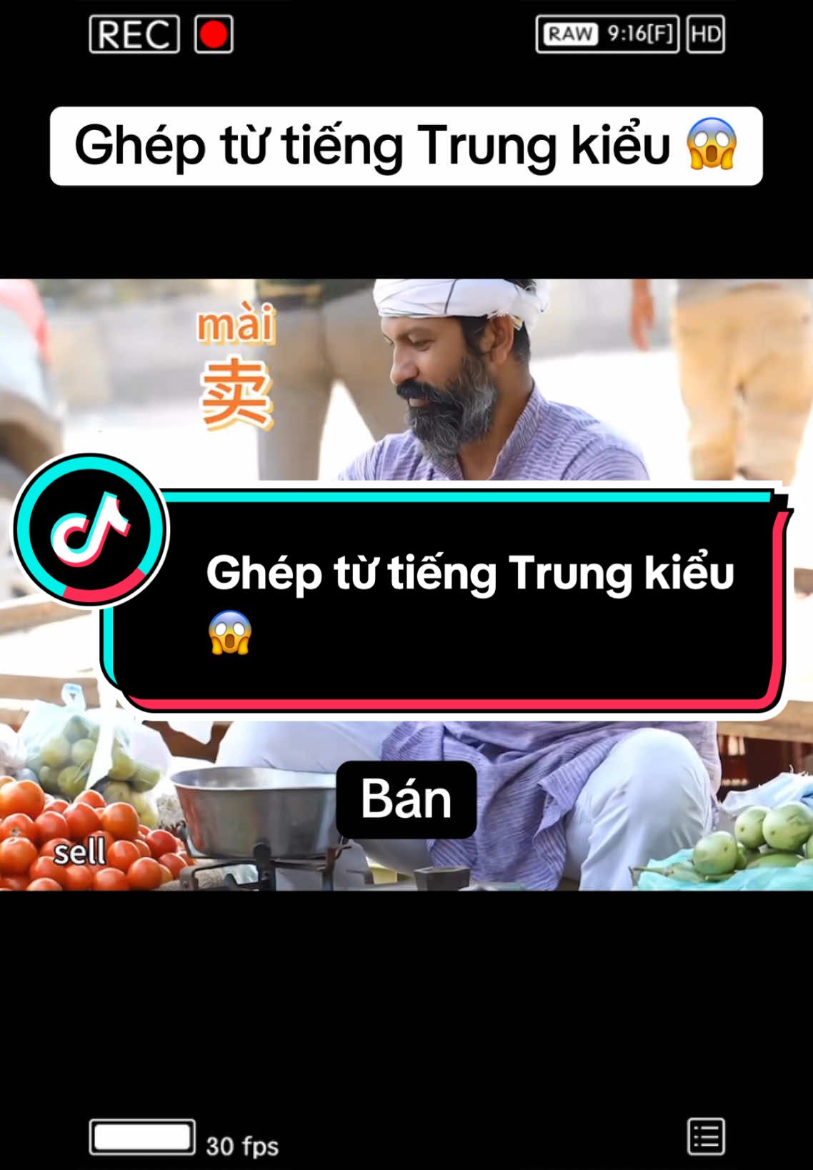 Ghép từ tiếng Trung kiểu 😱 #bocapcap #chinese #tiengtrung #tuhoctiengtrung #pinyin #leanchinese 